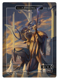 mtg inkling cards Token (2/1 - Flying) by Peter Mohrbacher (Look at the top Any luck with the Style:Elven Council Card Games