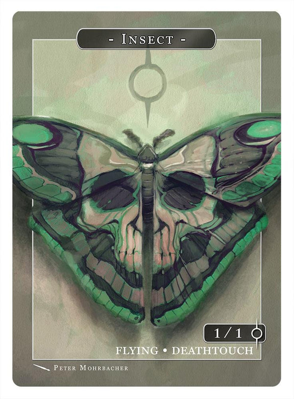 Insect Token (1/1 - Flying, Deathtouch) by Peter Mohrbacher
