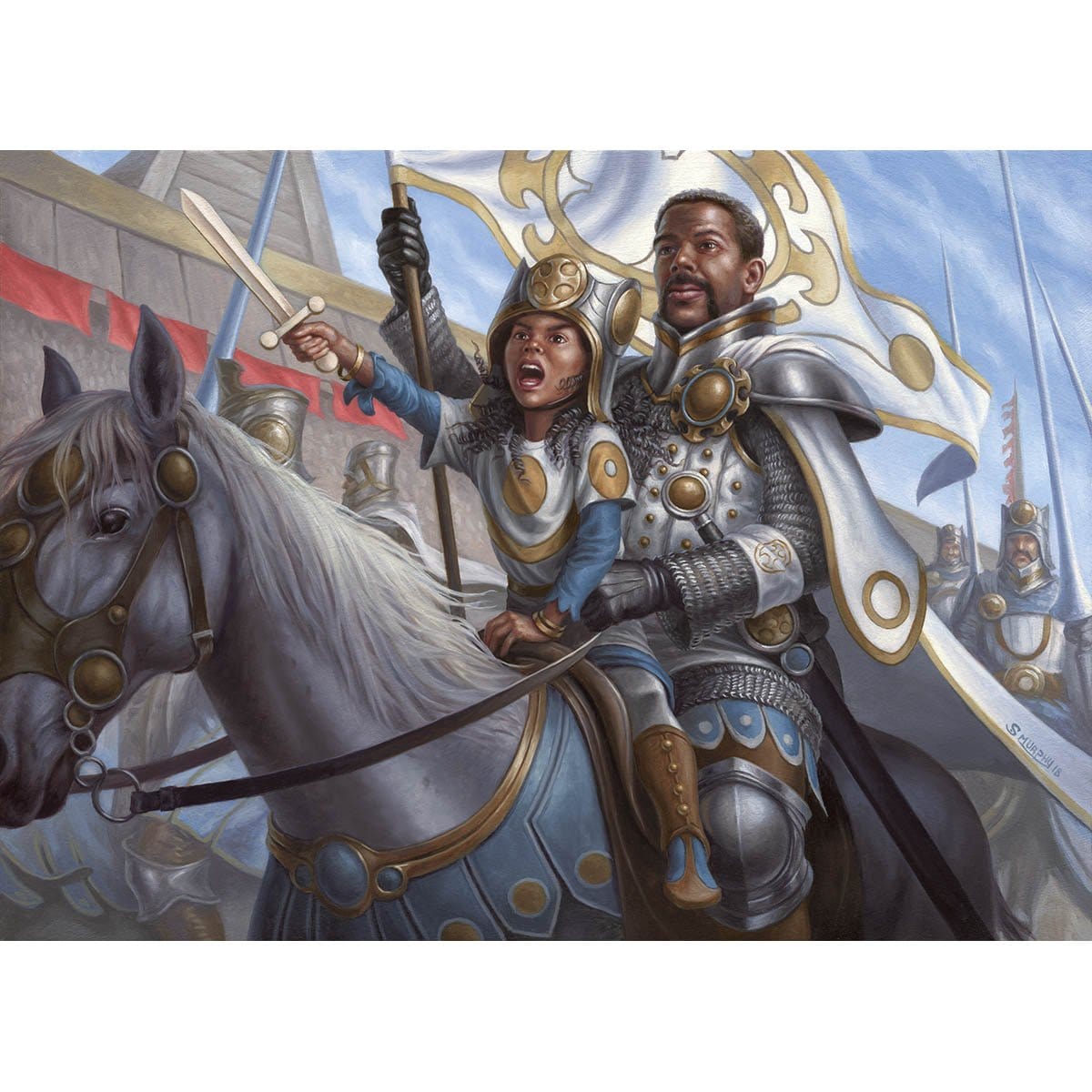 Inspiring Veteran Print - Original Magic Art Inspiring Veteran Print - Original Magic Art