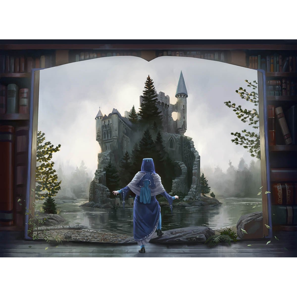 Into the Story Print - Print - Original Magic Art - Accessories for Magic the Gathering and other card games
