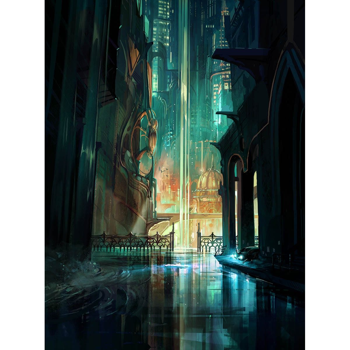 Island (Streets of New Capenna) Print