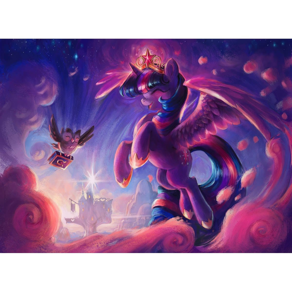 Princess Twilight Sparkle Print - Print - Original Magic Art - Accessories for Magic the Gathering and other card games