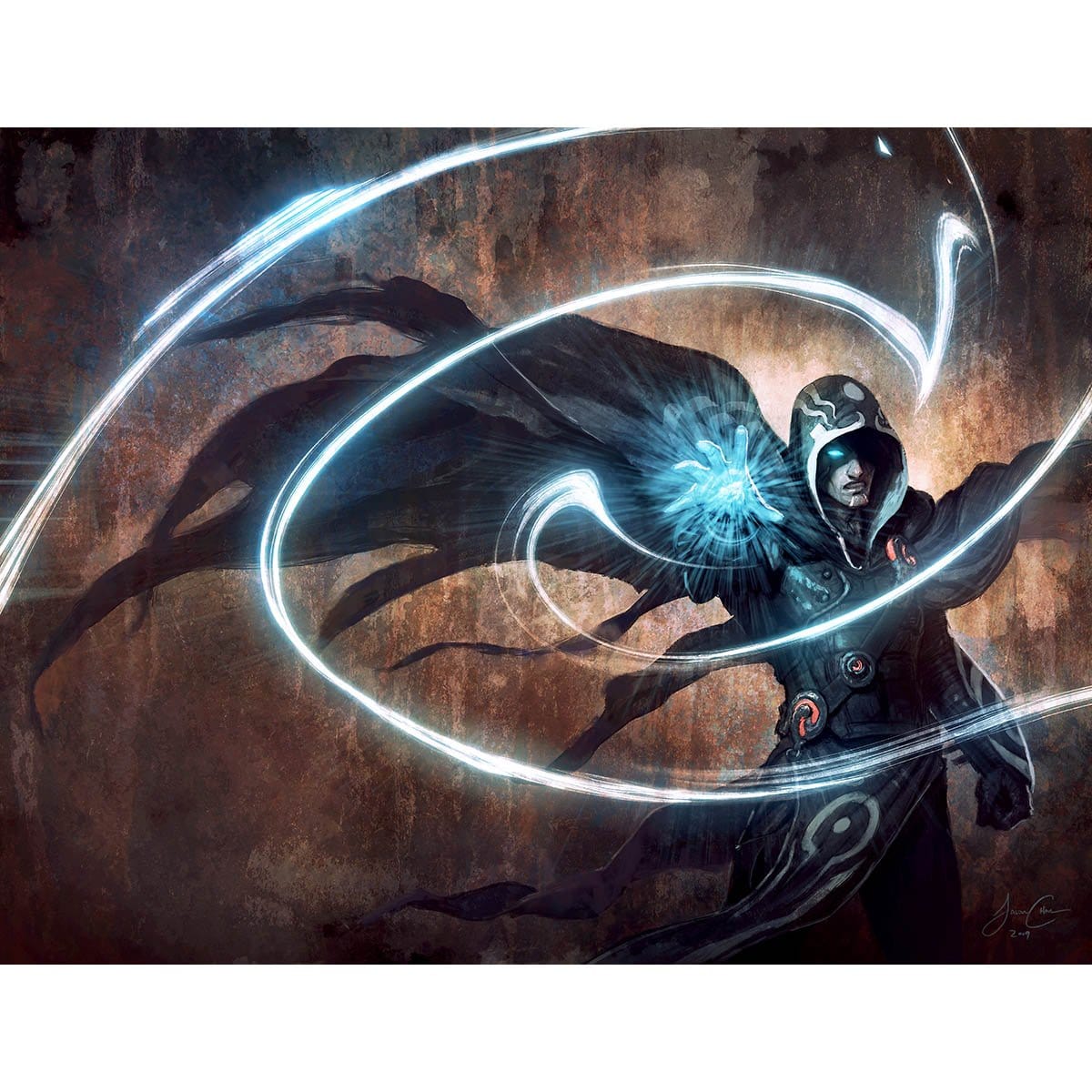 Jace&#39;s Erasure Print - Print - Original Magic Art - Accessories for Magic the Gathering and other card games