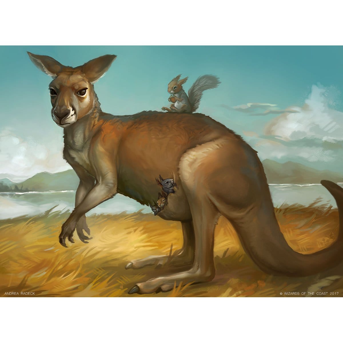 Mother Kangaroo Print