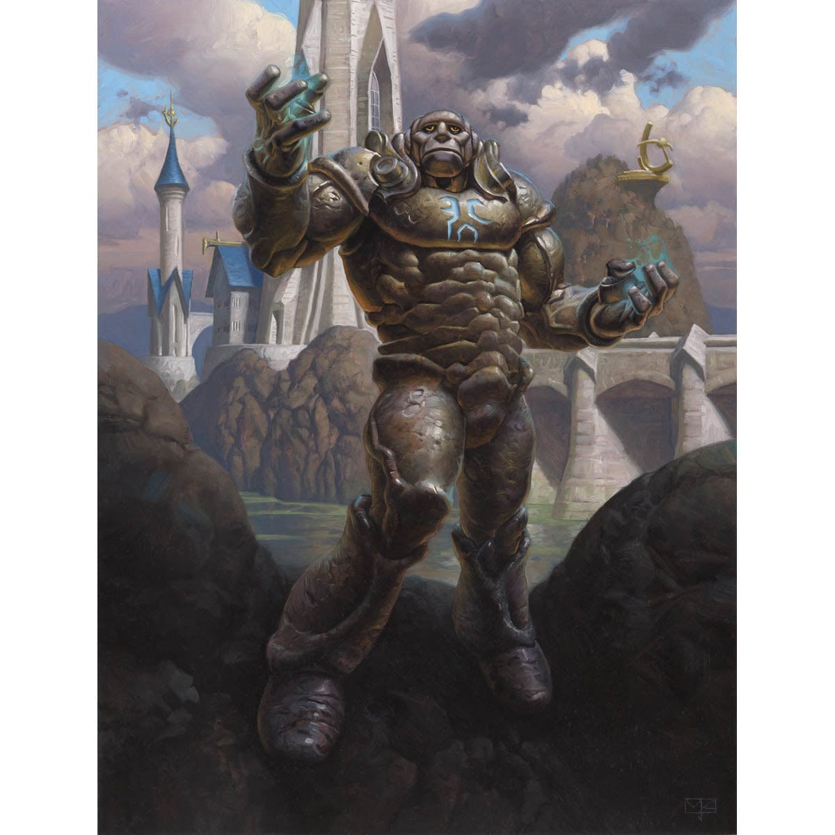 Karn, the Great Creator Print - Original Magic Art Karn, the Great Creator Print - Original Magic Art