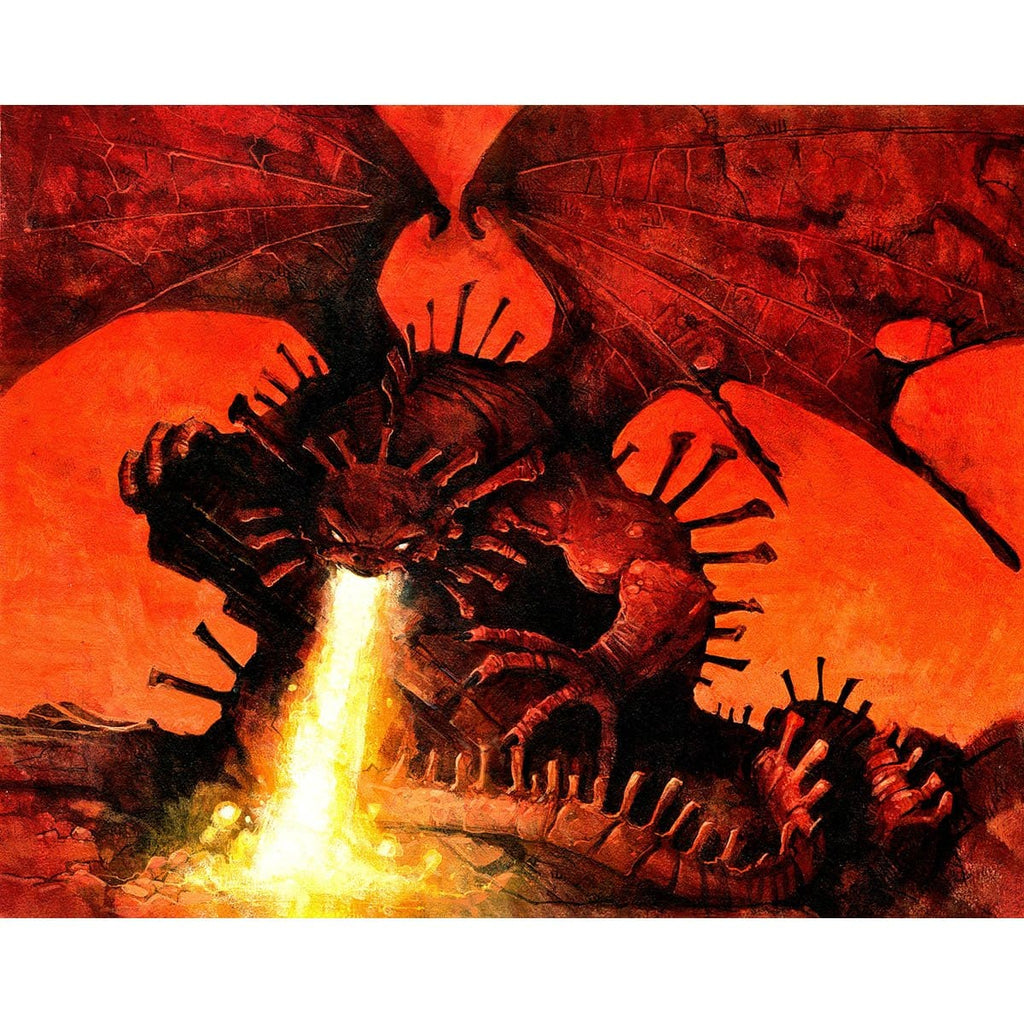 マジック：ザ・ギャザリング Kilnmouth Dragon foil Kilnmouth Dragon Print - Original Magic Art