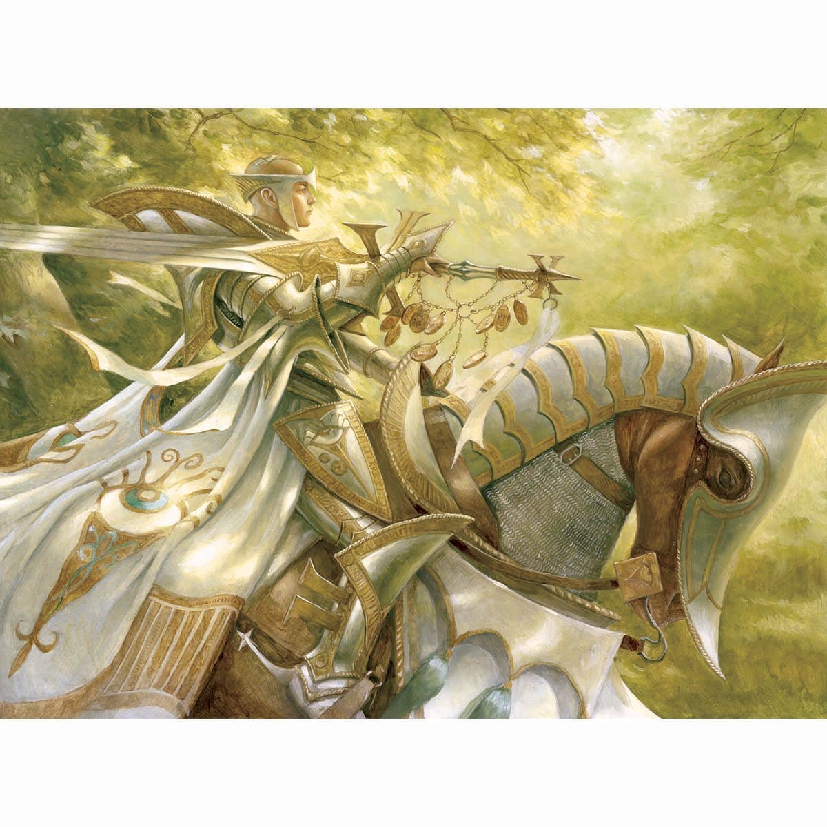 Knight of the Skyward Eye Print - Print - Original Magic Art - Accessories for Magic the Gathering and other card games