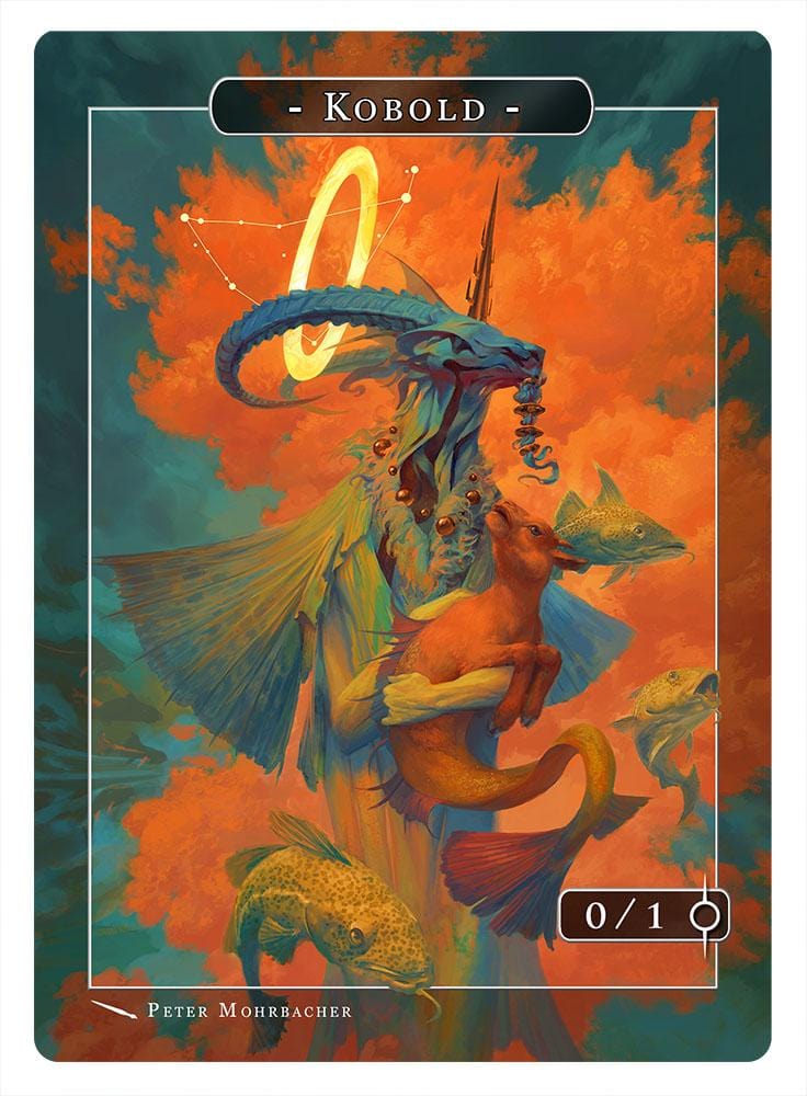 Kobold Token (0/1) by Peter Mohrbacher