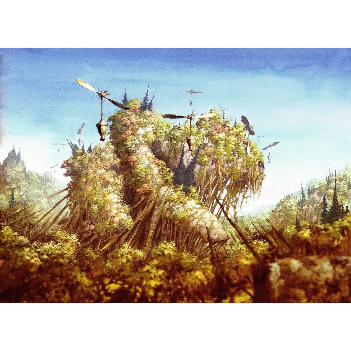 kodama cards mtg Kodama of the Center Tree Print