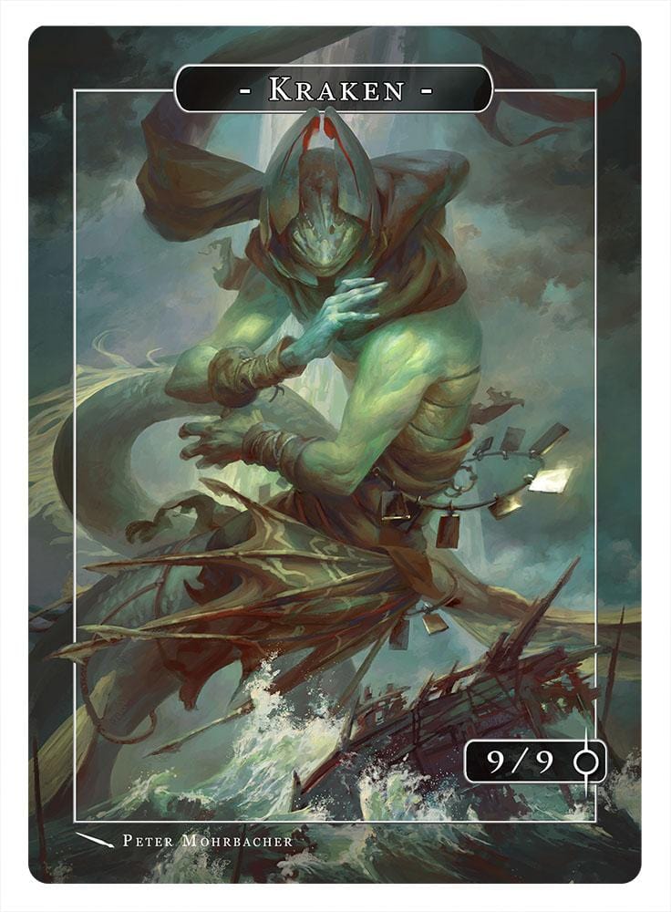Kraken Token (9/9) by Peter Mohrbacher