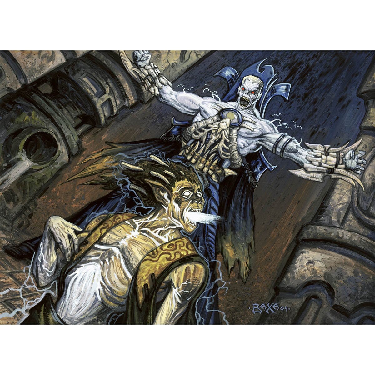 Last Gasp Print - Print - Original Magic Art - Accessories for Magic the Gathering and other card games