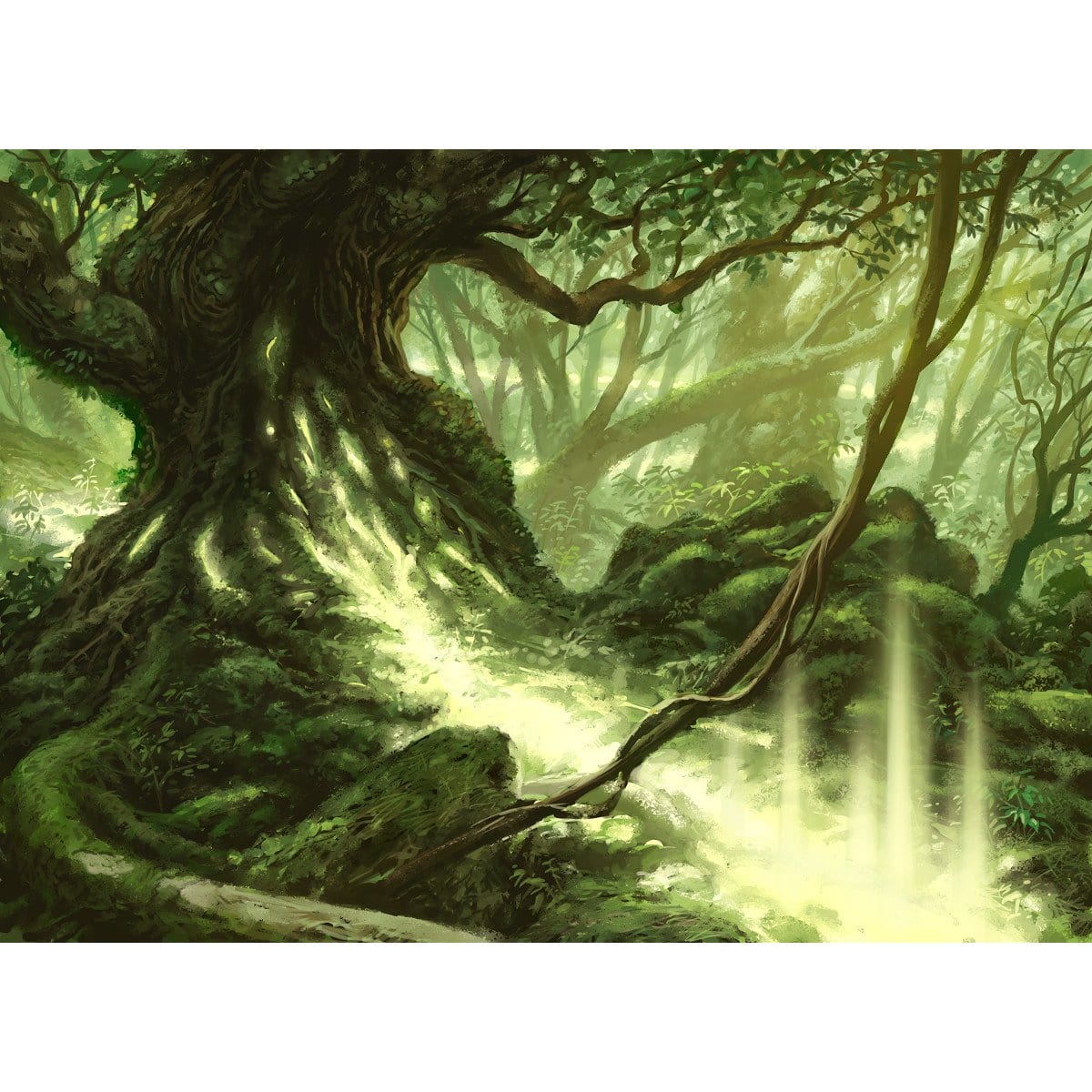 Leyline of Vitality Print - Print - Original Magic Art - Accessories for Magic the Gathering and other card games