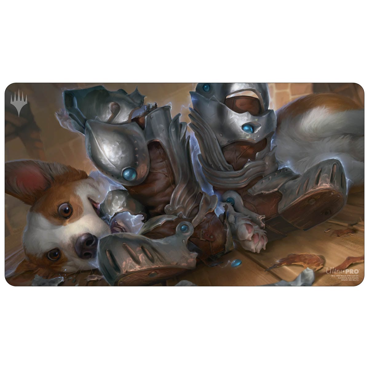 Lightning Greaves Playmat Original Magic Art