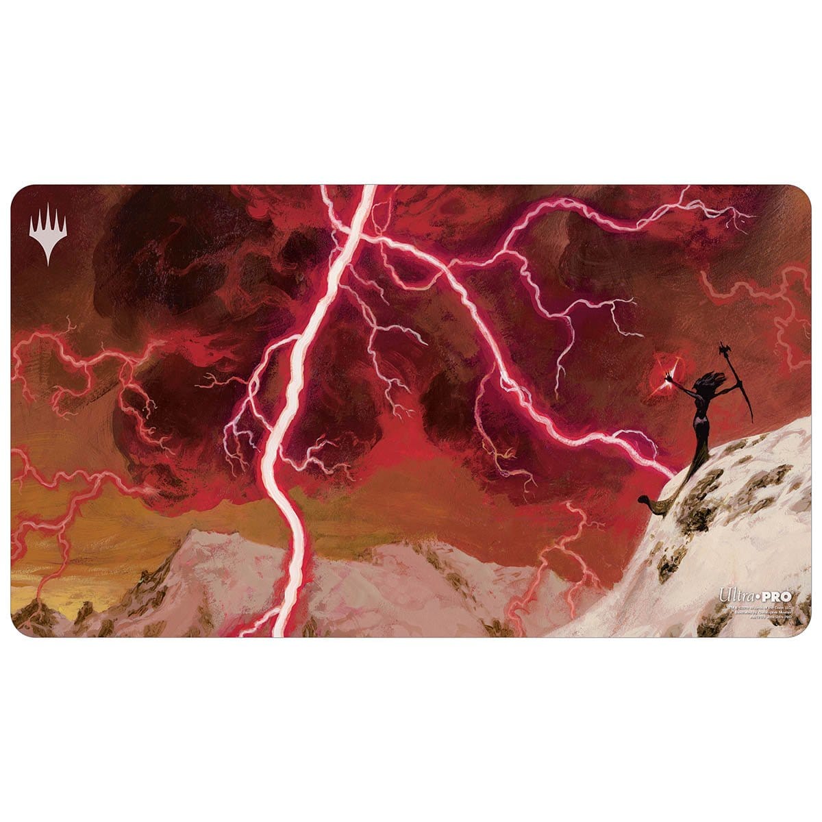 Lightning Bolt Playmat - Playmat - Original Magic Art - Accessories for Magic the Gathering and other card games