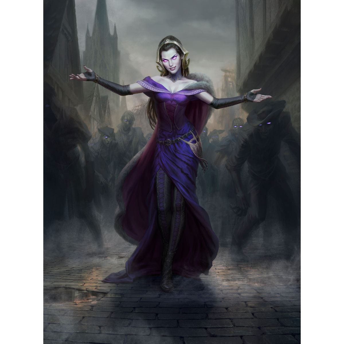 Liliana, the Last Hope Print - Print - Original Magic Art - Accessories for Magic the Gathering and other card games