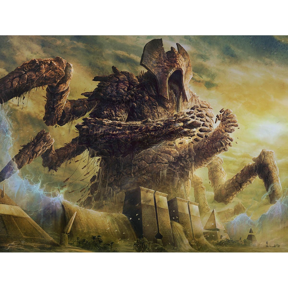 Lord of Extinction Print - Print - Original Magic Art - Accessories for Magic the Gathering and other card games