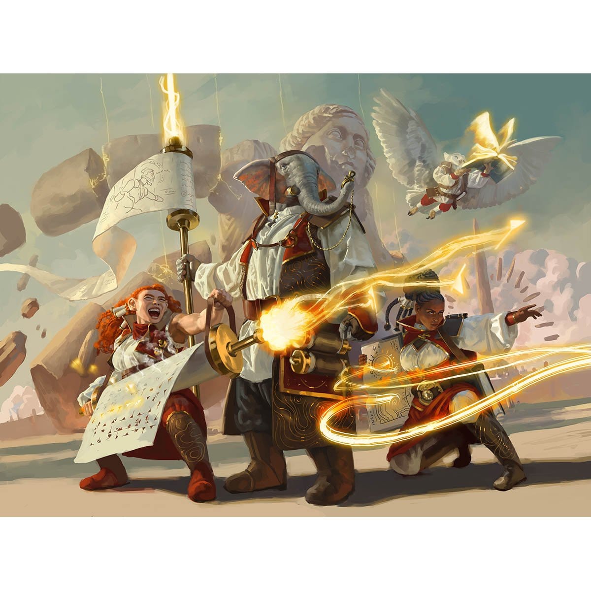 Lorehold Command Print - Original Magic Art