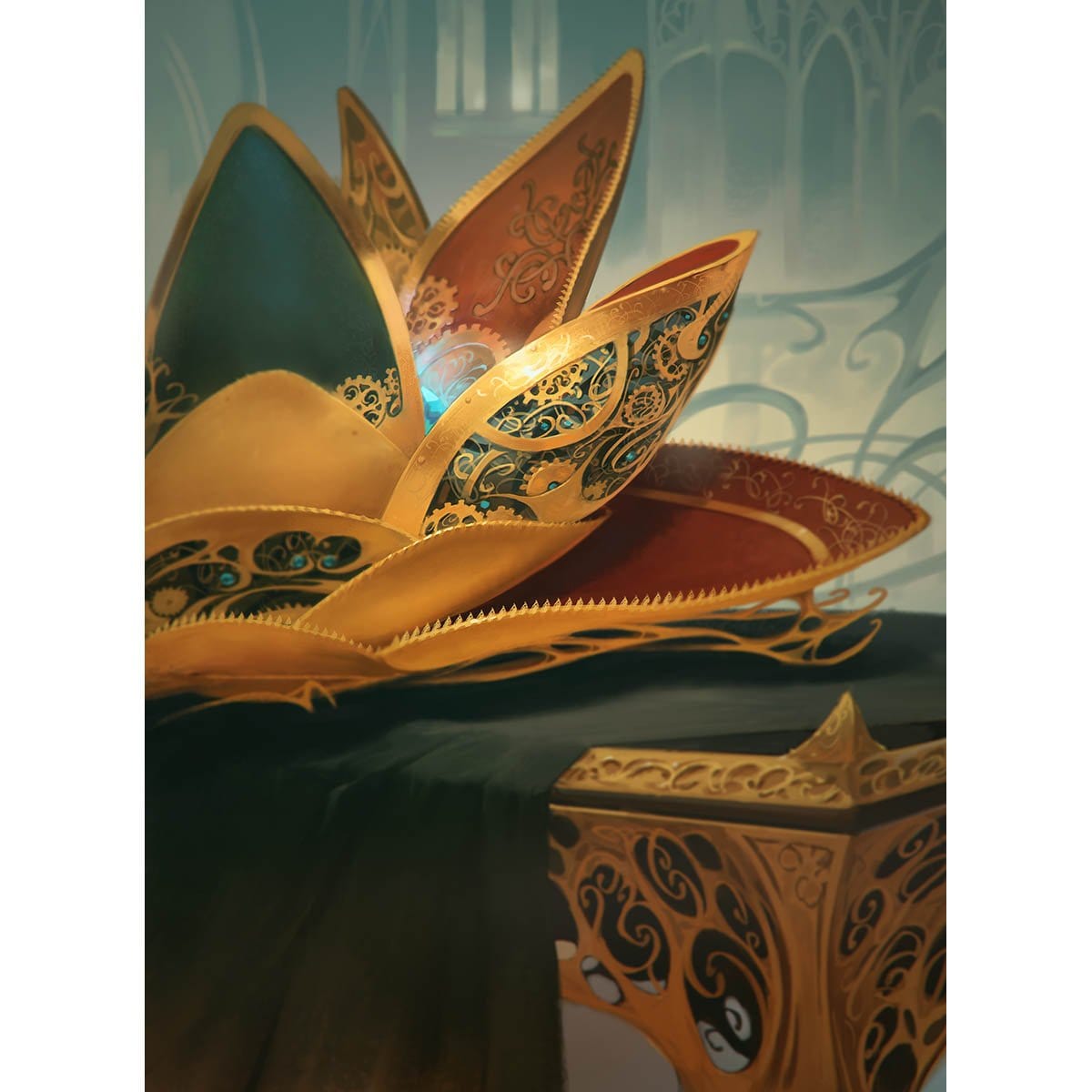 Lotus Petal Print - Print - Original Magic Art - Accessories for Magic the Gathering and other card games