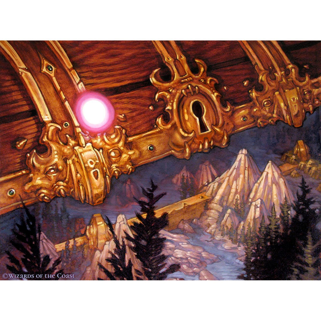 mtg land card art Land Tax Print