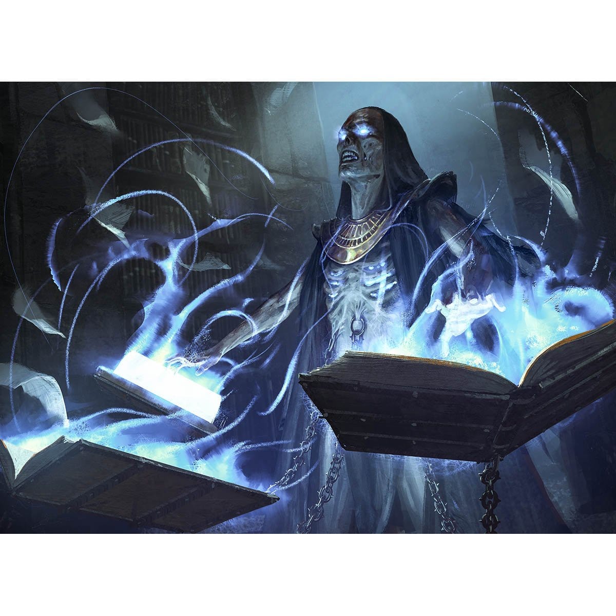 Tomebound Lich Print - Original Magic Art Tomebound Lich Print - Original Magic Art