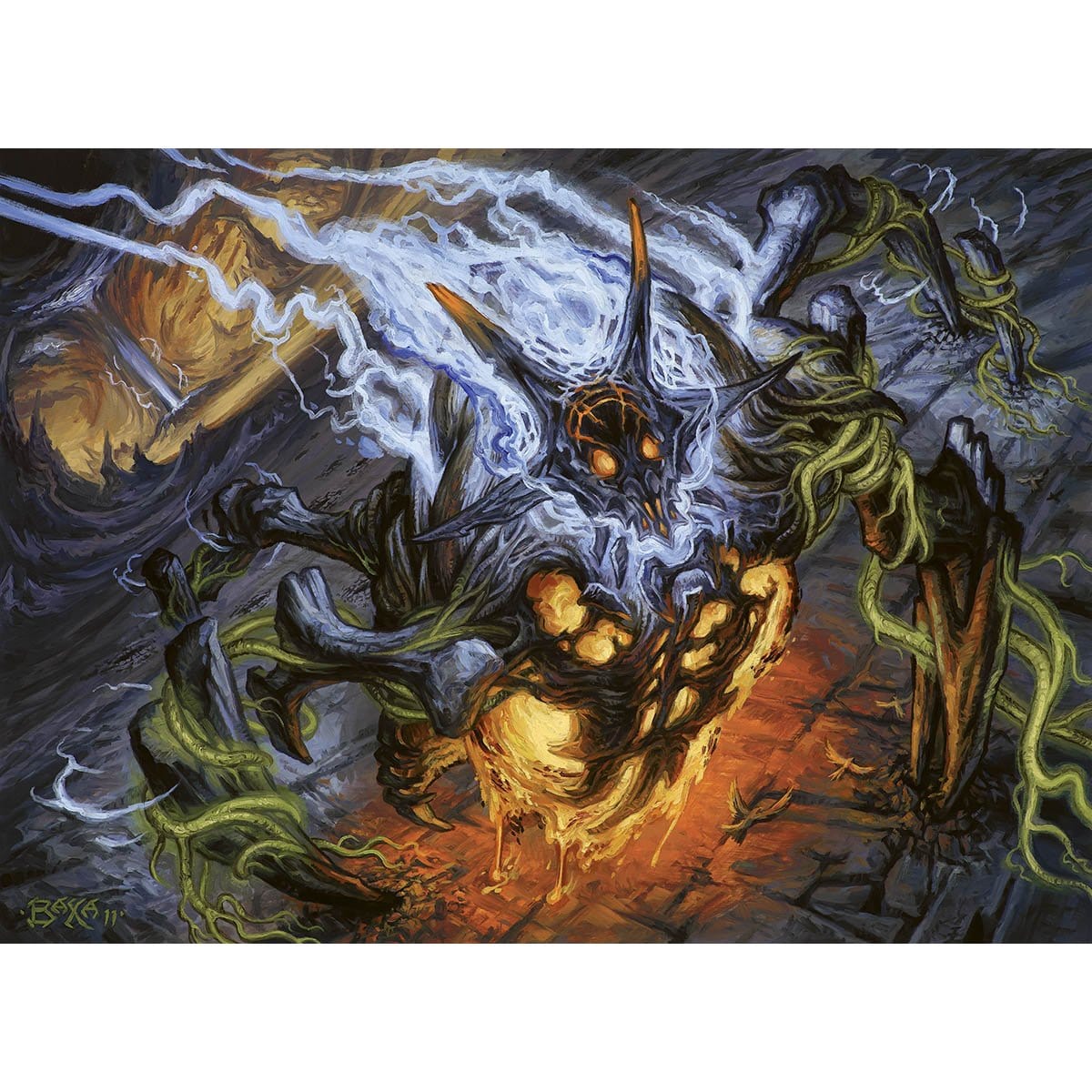 Maelstrom Wanderer Print - Print - Original Magic Art - Accessories for Magic the Gathering and other card games