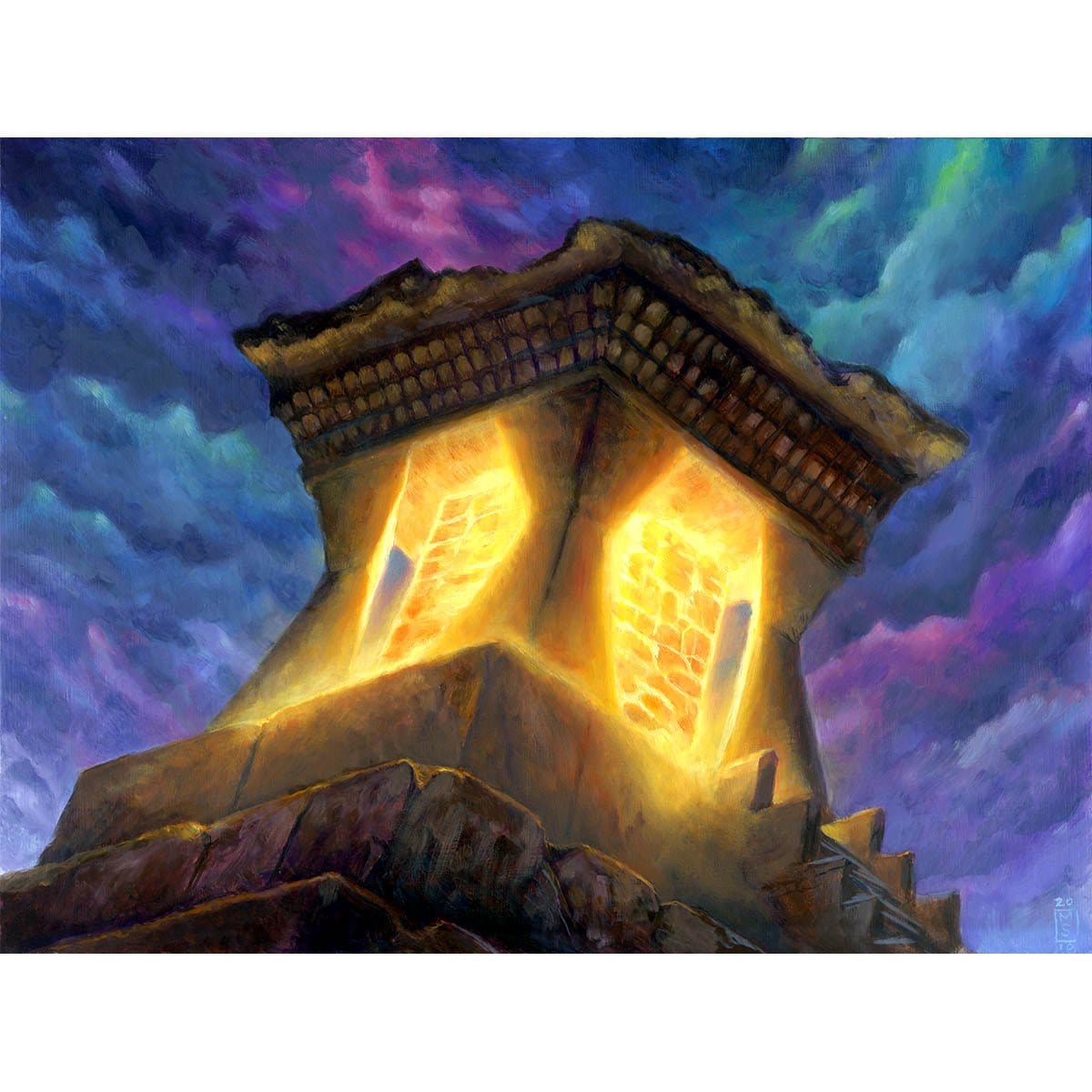 Mana Crypt Print - Print - Original Magic Art - Accessories for Magic the Gathering and other card games