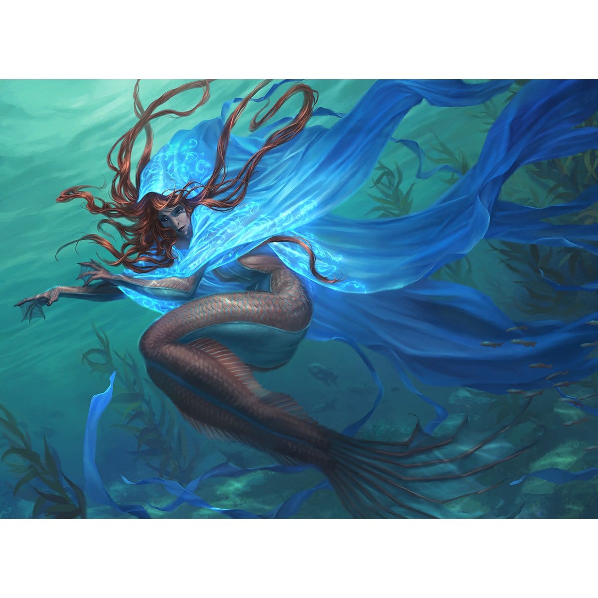 Mantle of Tides Print - Print - Original Magic Art - Accessories for Magic the Gathering and other card games