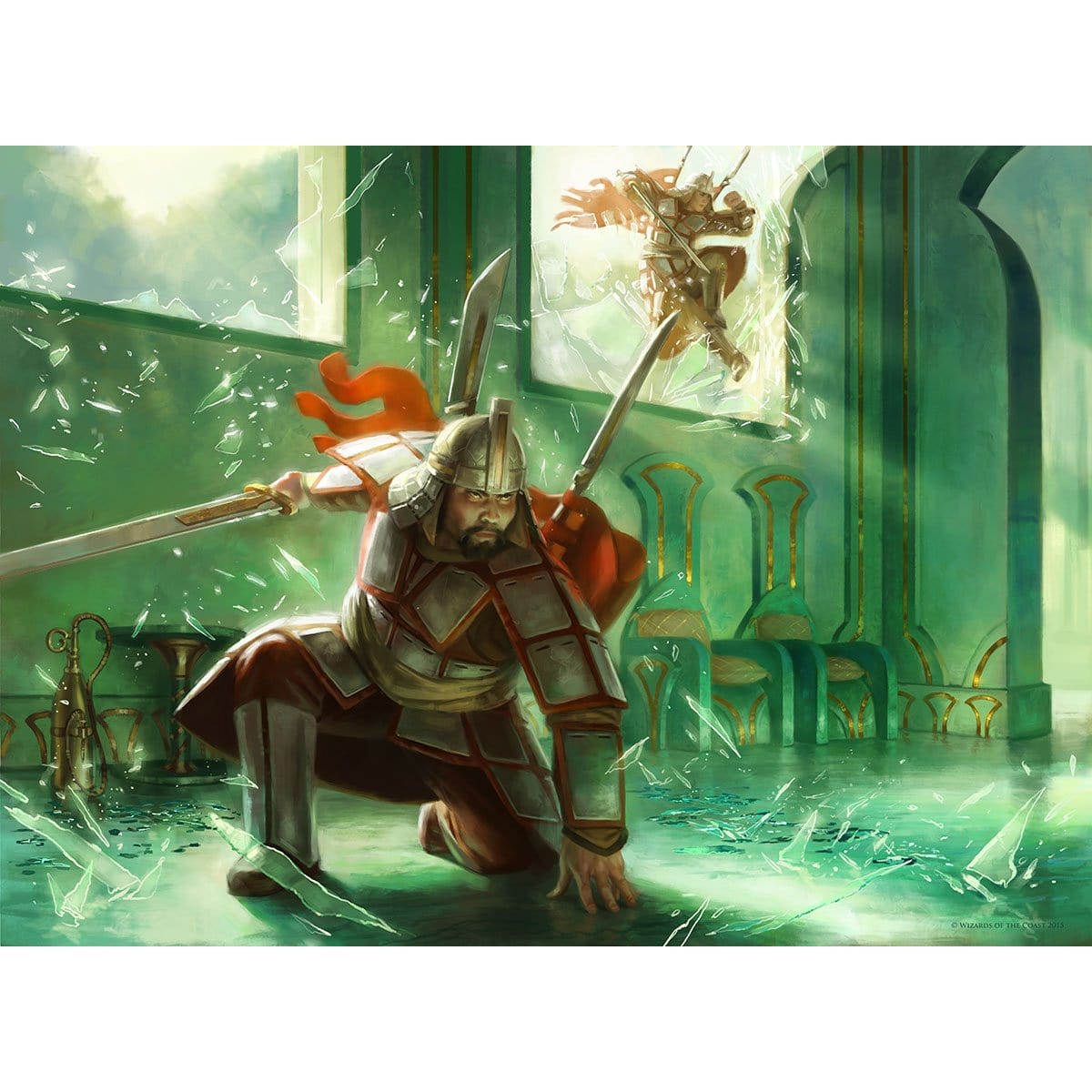 Mardu Strike Leader Print - Print - Original Magic Art - Accessories for Magic the Gathering and other card games