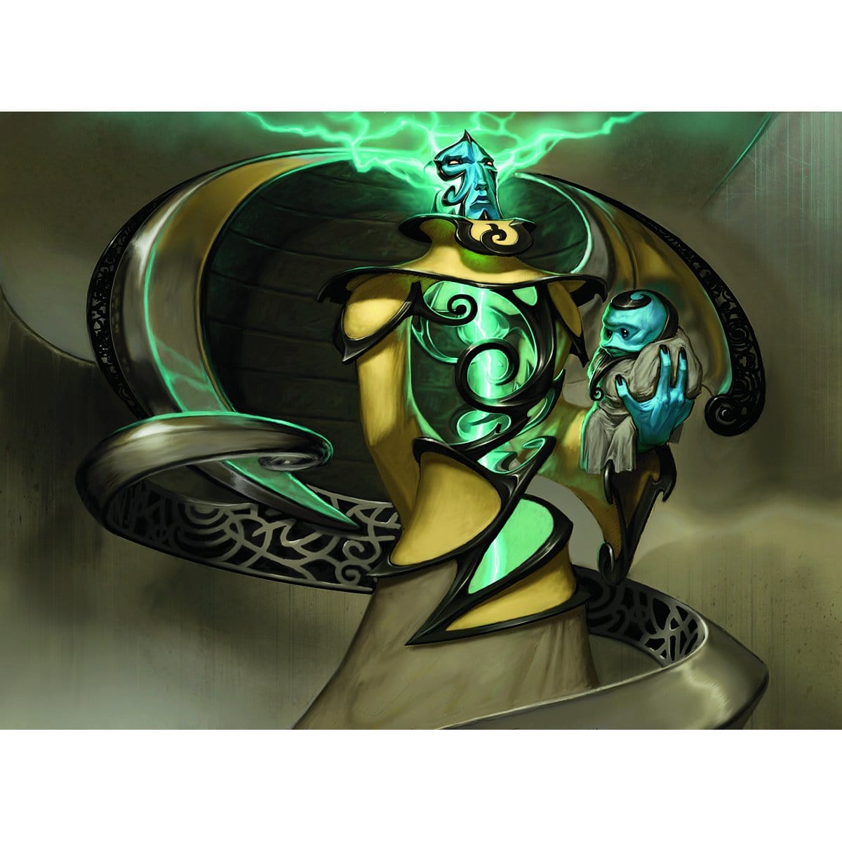 Master of Etherium Print - Print - Original Magic Art - Accessories for Magic the Gathering and other card games