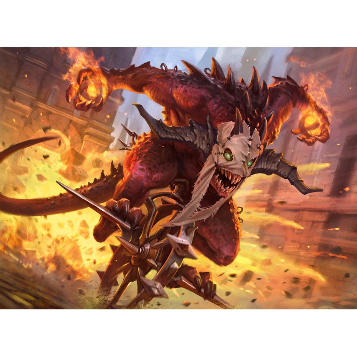 Devil Time Magic Mayhem Devil Print - Original Magic Art