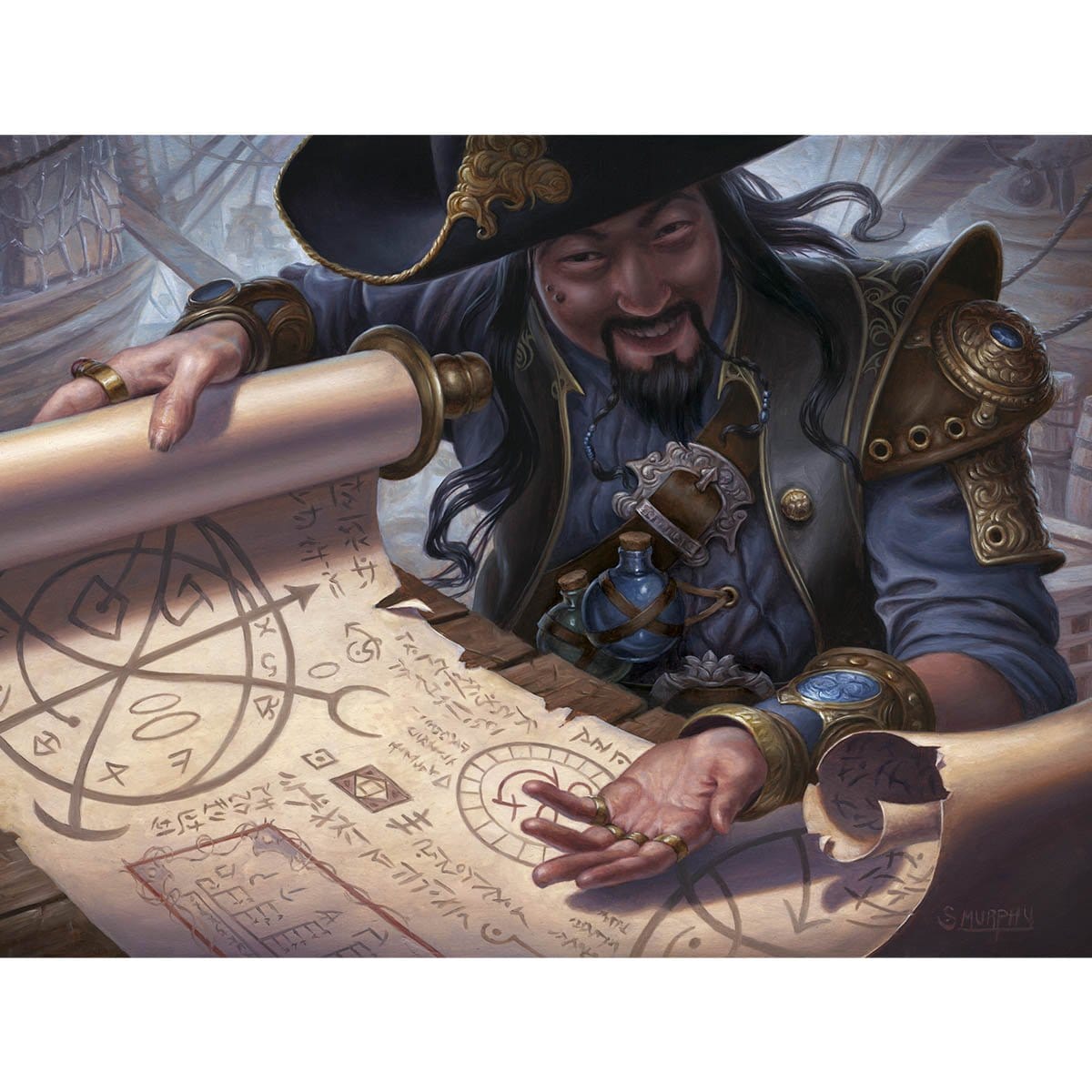 Merchant Scroll Print - Print - Original Magic Art - Accessories for Magic the Gathering and other card games