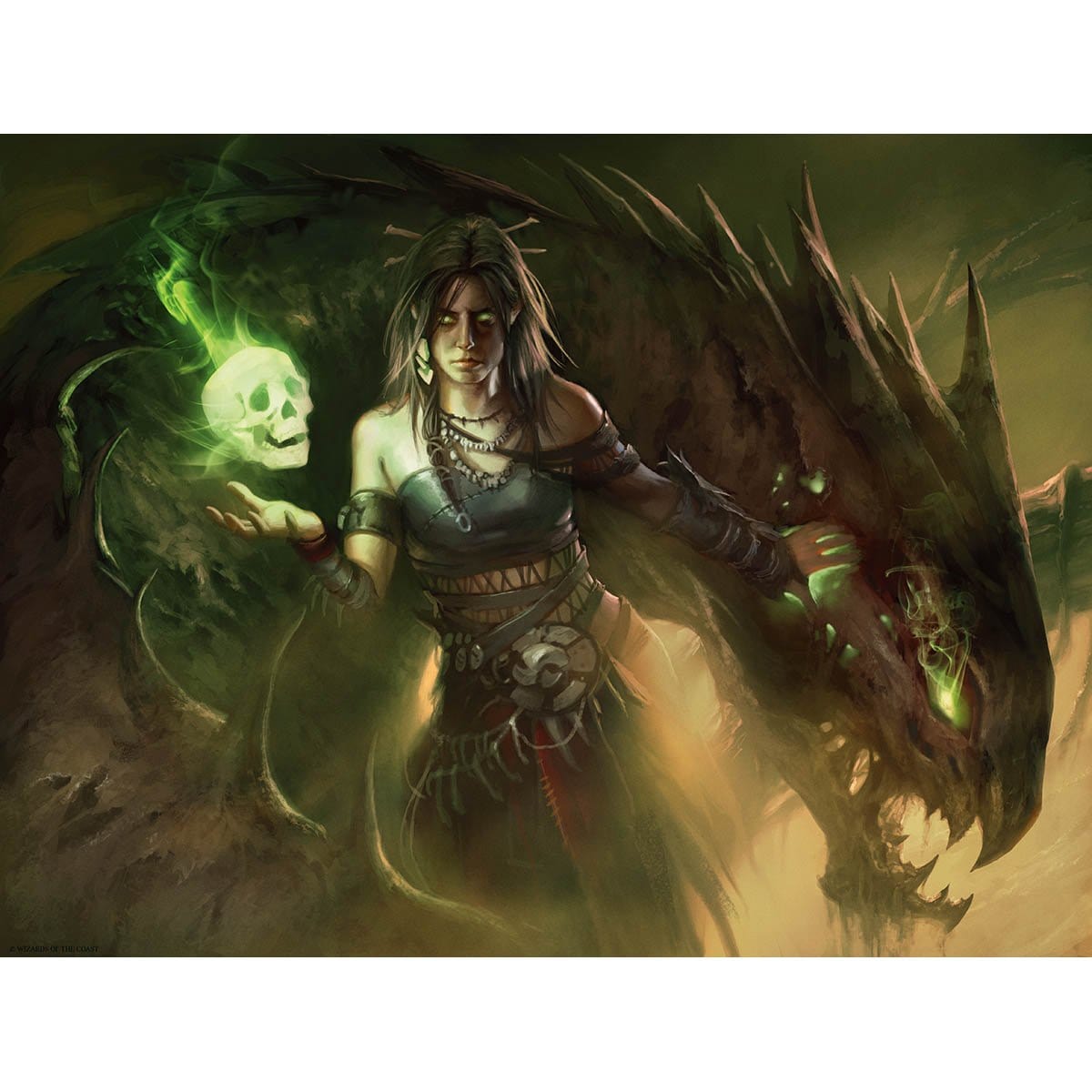 Meren of Clan Nel Toth Print - Print - Original Magic Art - Accessories for Magic the Gathering and other card games