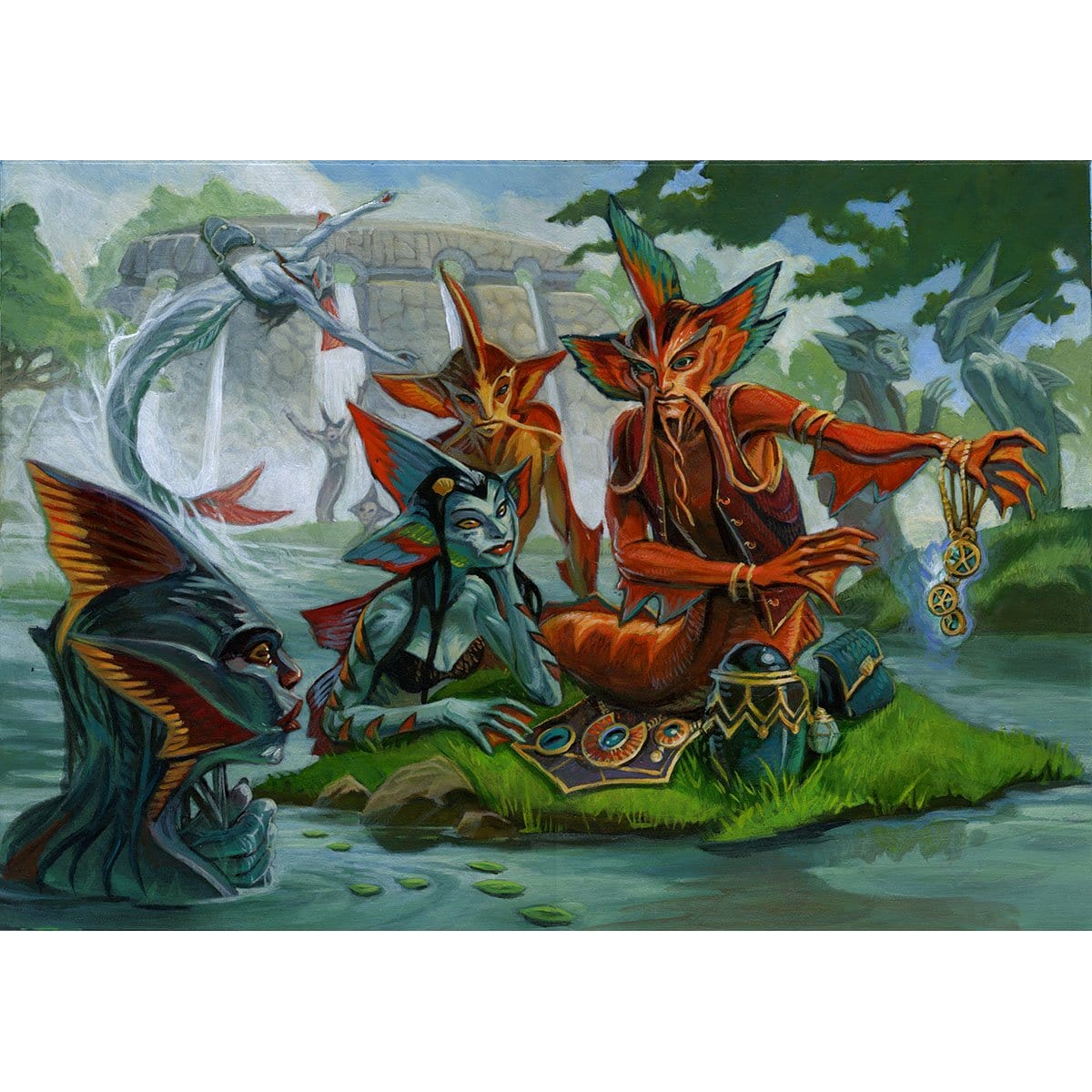 Merrow Commerce Print - Print - Original Magic Art - Accessories for Magic the Gathering and other card games
