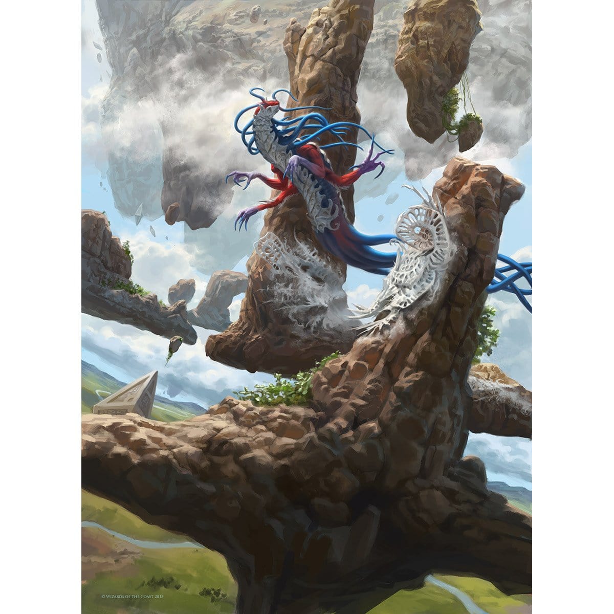 Mist Intruder Print - Print - Original Magic Art - Accessories for Magic the Gathering and other card games