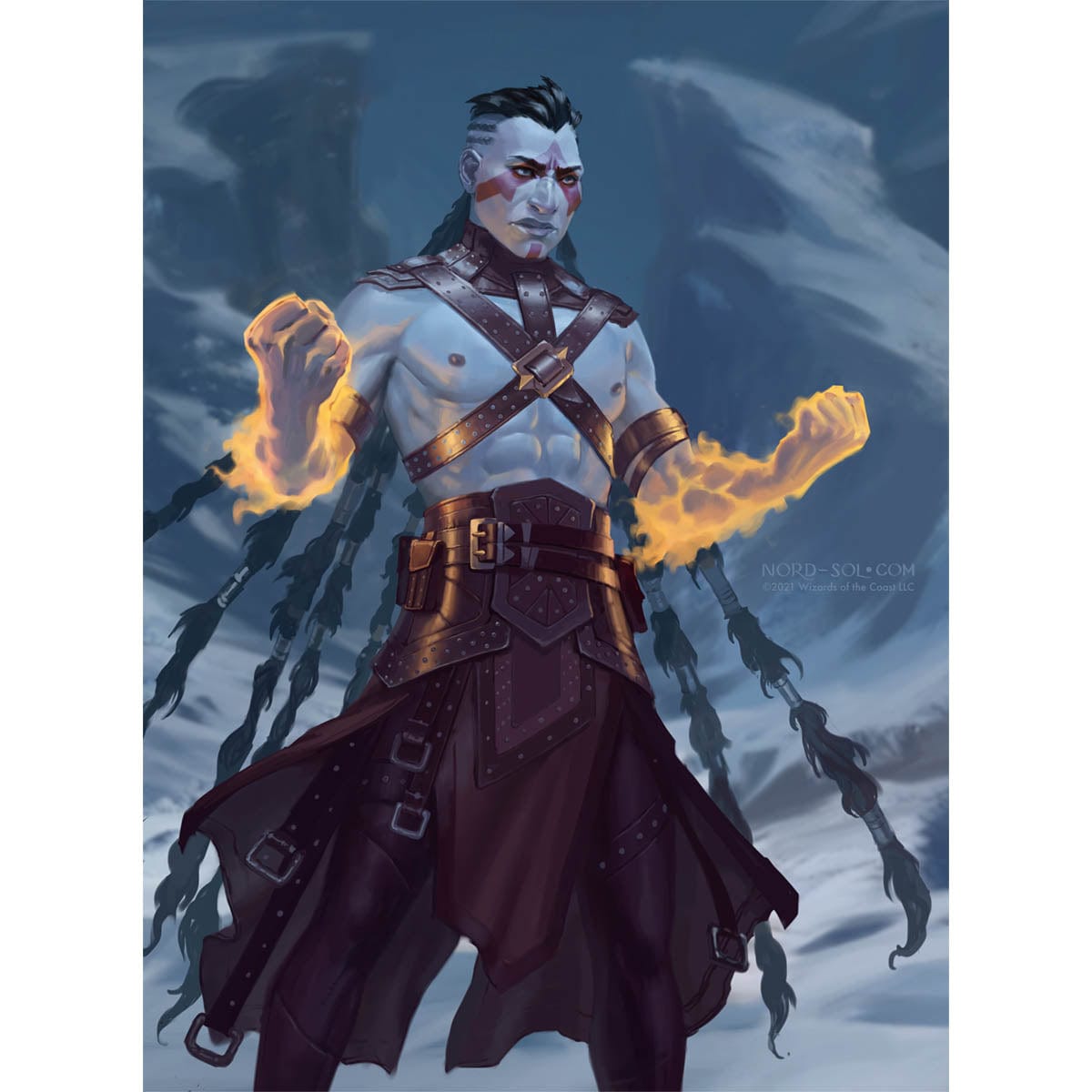 Monk Token Print - Original Magic Art