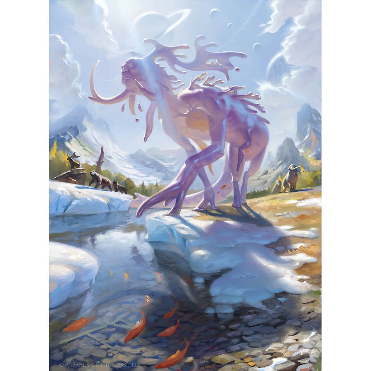 Morophon, the Boundless Print - Print - Original Magic Art - Accessories for Magic the Gathering and other card games