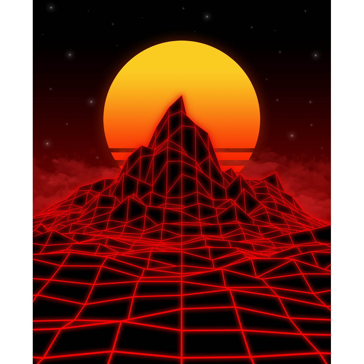 Mountain (Secret Lair) Print