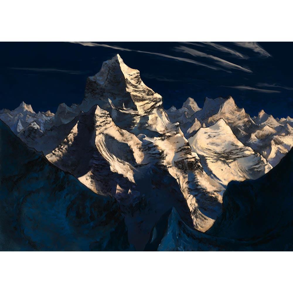 Mountain (Odyssey) Print - Print - Original Magic Art - Accessories for Magic the Gathering and other card games