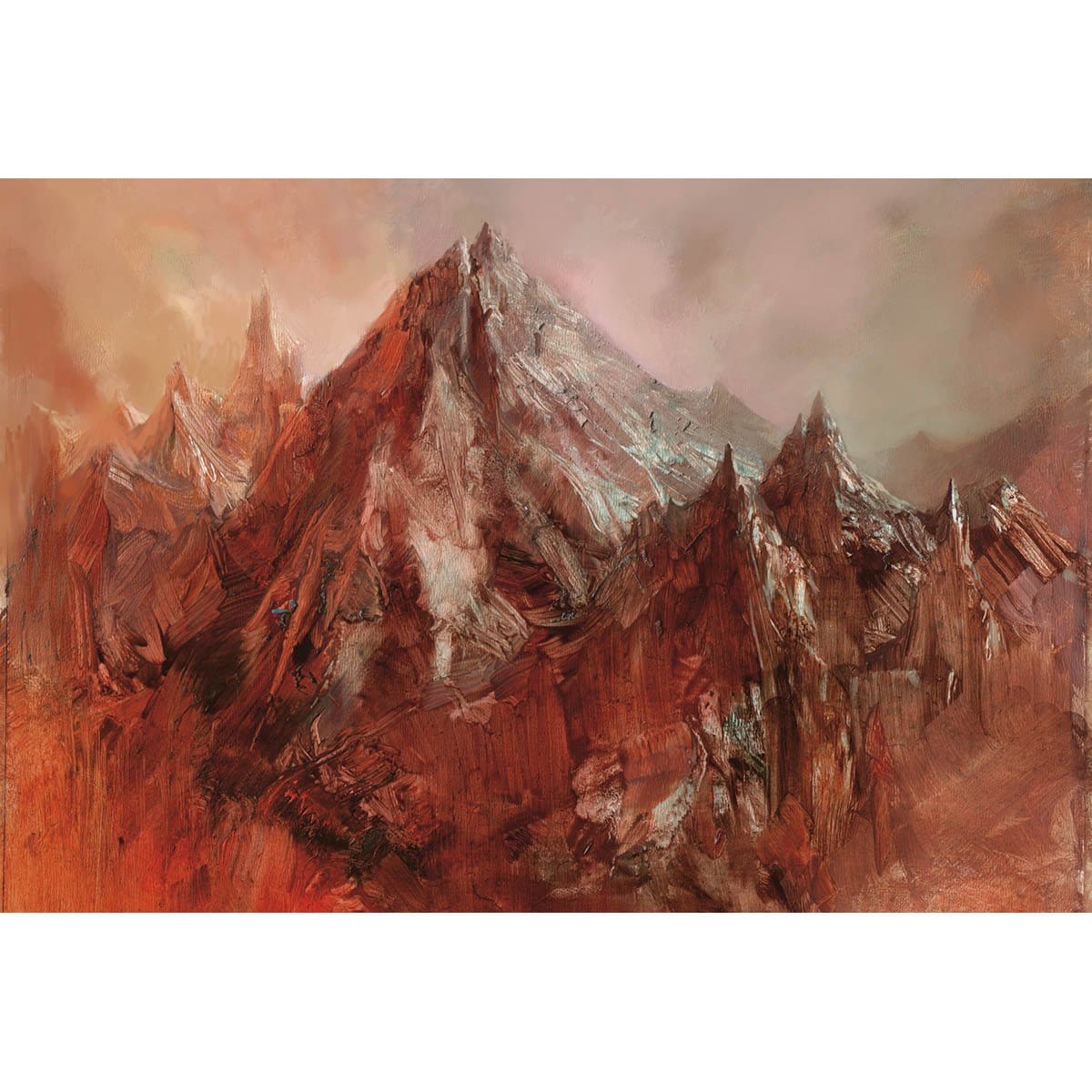 Mountain (Magic 2010) Print - Print - Original Magic Art - Accessories for Magic the Gathering and other card games