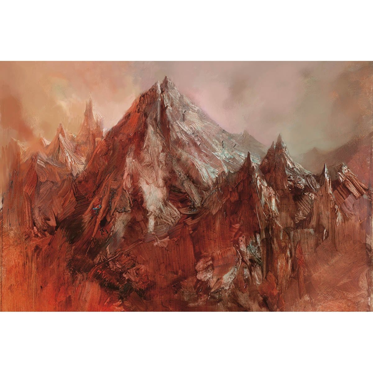 Mountain (Magic 2010) Print - Original Magic Art Mountain (Magic 2010) Print - Original Magic Art