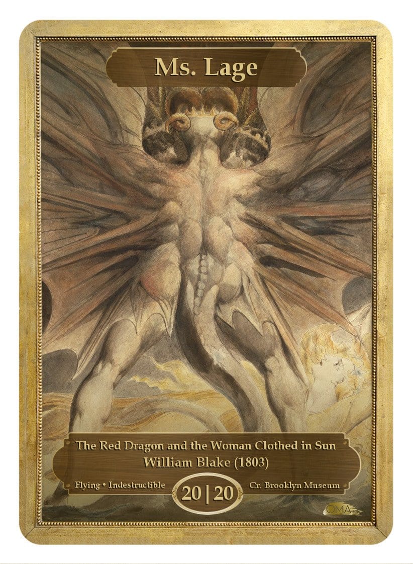 Ms. Lage Token (20/20) by William Blake Ms. Lage Token (20/20) by William Blake