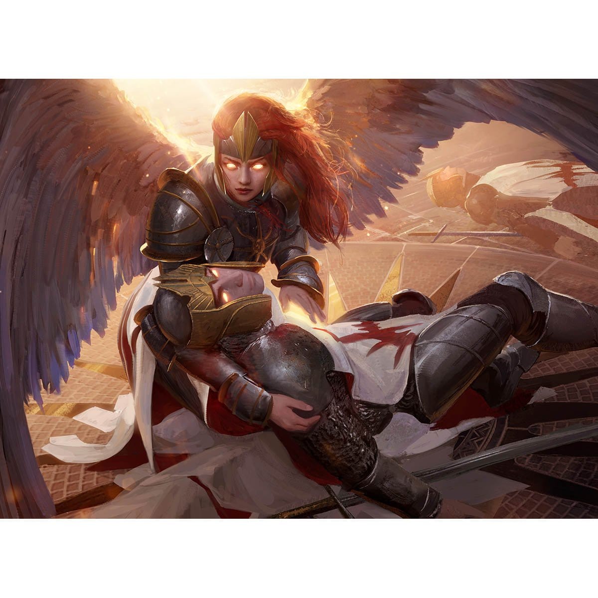 Chance for Glory Print - Print - Original Magic Art - Accessories for Magic the Gathering and other card games