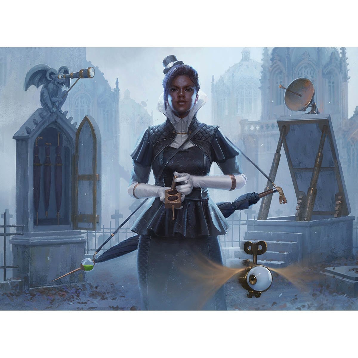 Graveyard Busybody Print - Print - Original Magic Art - Accessories for Magic the Gathering and other card games