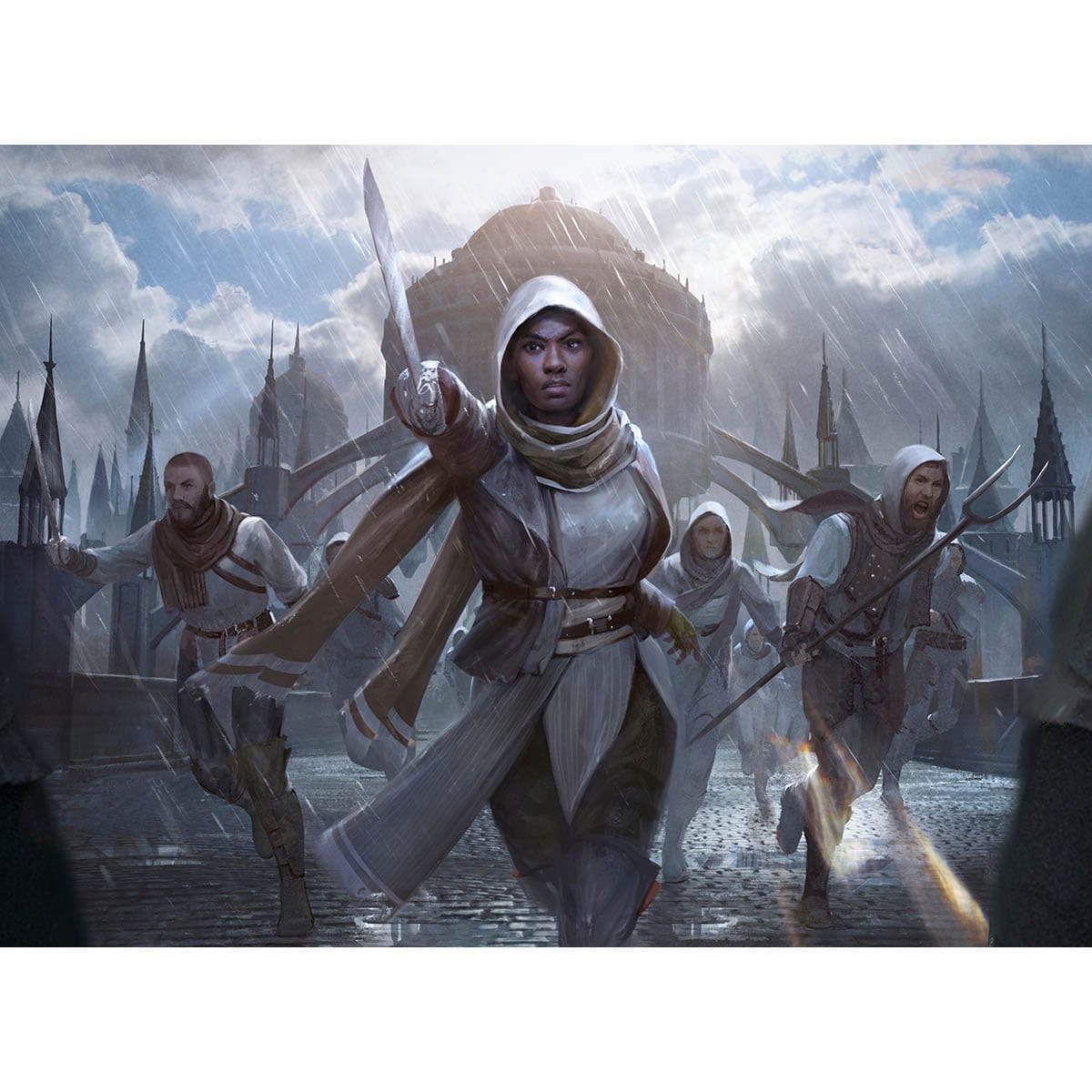 Hero of Precinct One Print - Print - Original Magic Art - Accessories for Magic the Gathering and other card games