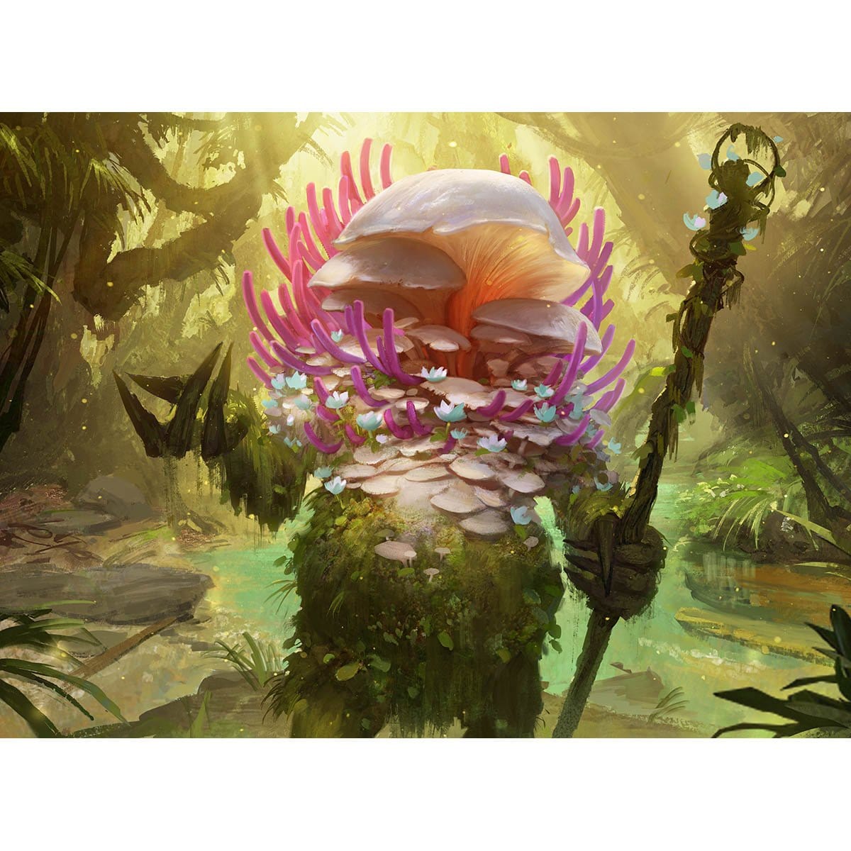 Sporecrown Thallid Print - Print - Original Magic Art - Accessories for Magic the Gathering and other card games