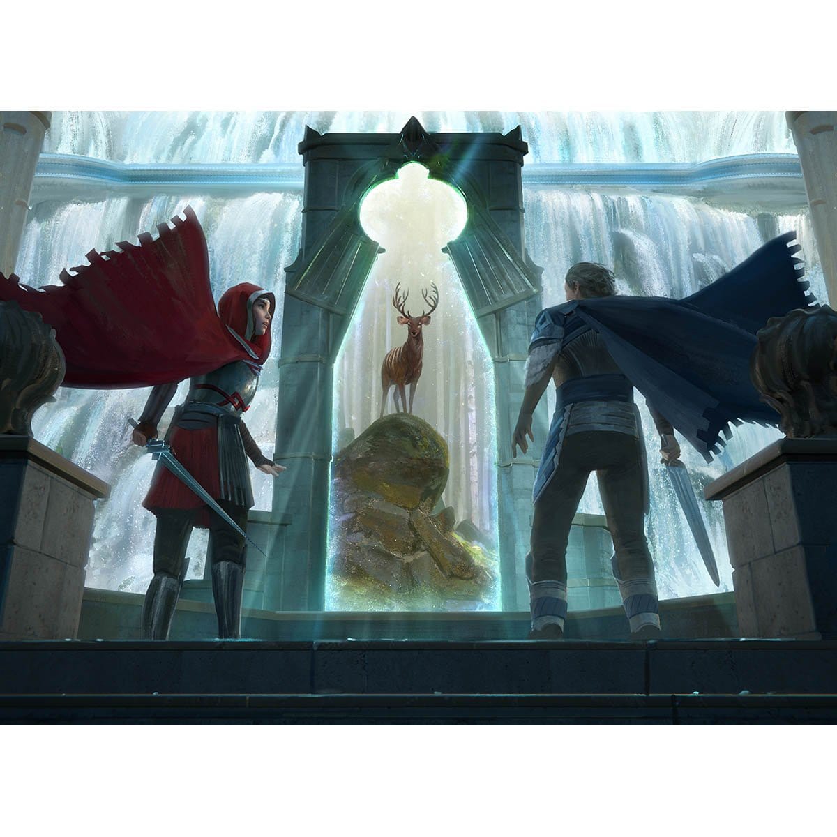 Unexplained Vision Print - Print - Original Magic Art - Accessories for Magic the Gathering and other card games