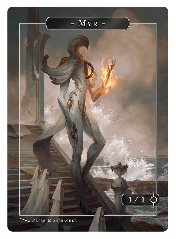 mtg myr cards Myr Token (1/1) by Peter Mohrbacher