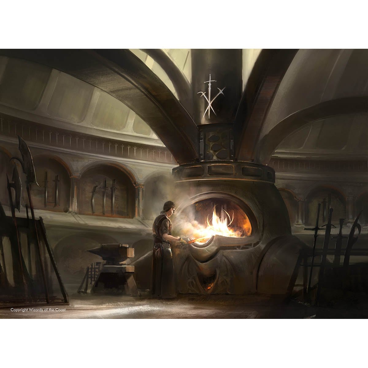 mtg forge card art Mystic Forge Print