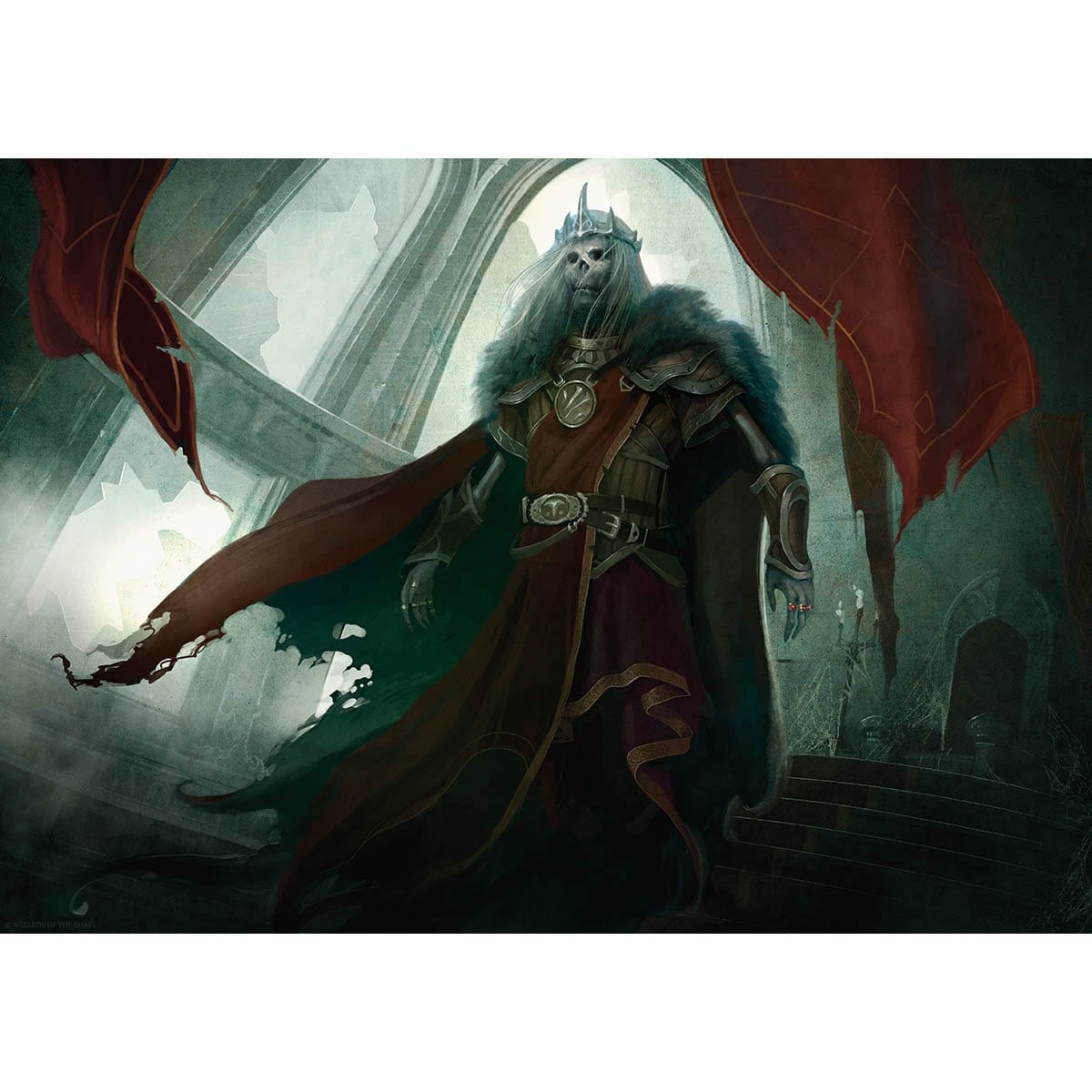 Nekusar, the Mindrazer Print - Print - Original Magic Art - Accessories for Magic the Gathering and other card games