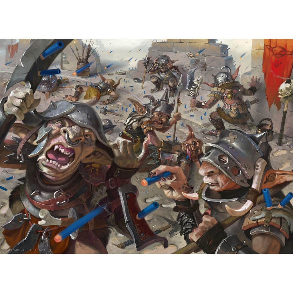 Nerf War Print - Original Magic Art Nerf War Print - Original Magic Art
